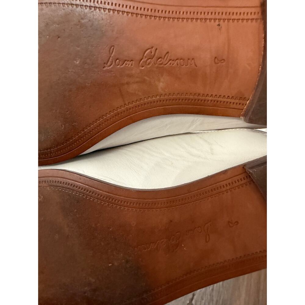 Sam Edelman Linnie Bit Mule in White size women’s 8 EUC - Picture 9 of 10